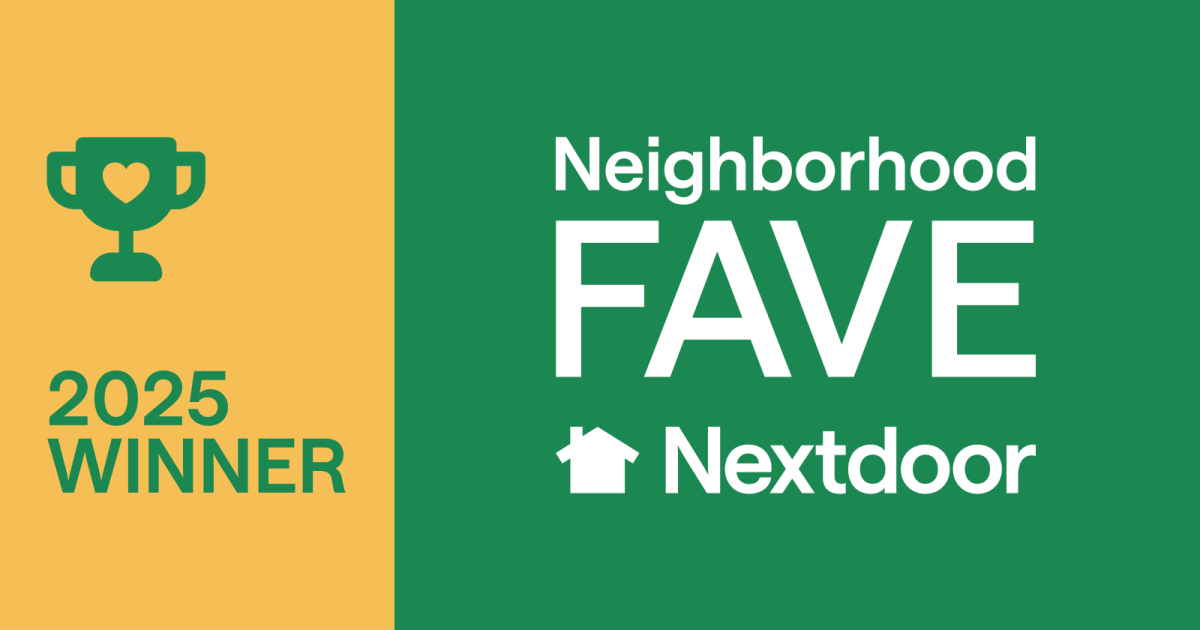 Voted Neighborhood Fave by Nextdoor
